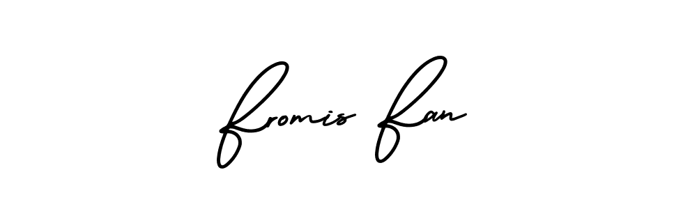 How to Draw Fromis Fan signature style? AmerikaSignatureDemo-Regular is a latest design signature styles for name Fromis Fan. Fromis Fan signature style 3 images and pictures png