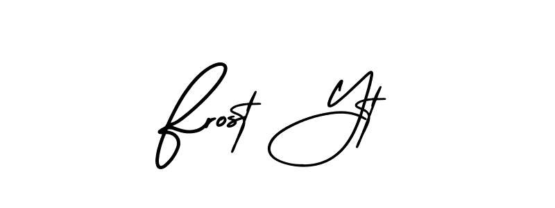 Make a beautiful signature design for name Frost Yt. With this signature (AmerikaSignatureDemo-Regular) style, you can create a handwritten signature for free. Frost Yt signature style 3 images and pictures png