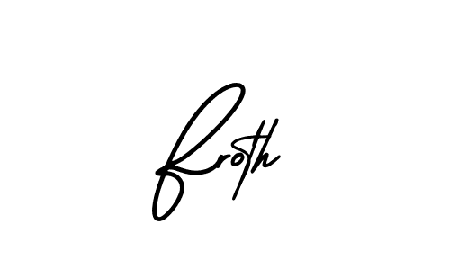 Similarly AmerikaSignatureDemo-Regular is the best handwritten signature design. Signature creator online .You can use it as an online autograph creator for name Froth. Froth signature style 3 images and pictures png