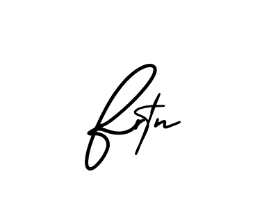 How to make Frtn signature? AmerikaSignatureDemo-Regular is a professional autograph style. Create handwritten signature for Frtn name. Frtn signature style 3 images and pictures png