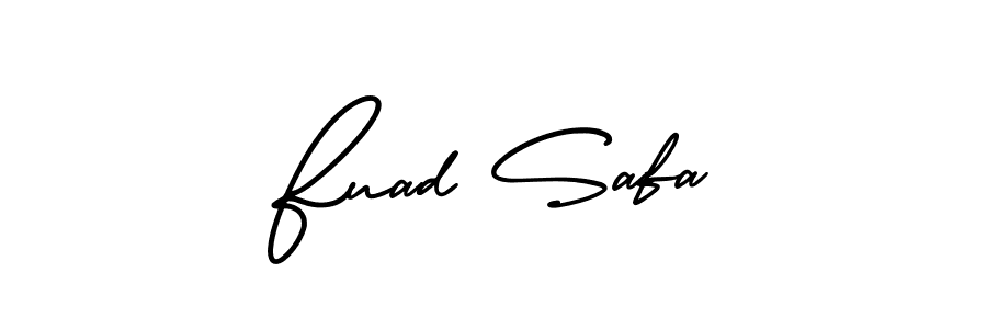 Check out images of Autograph of Fuad Safa name. Actor Fuad Safa Signature Style. AmerikaSignatureDemo-Regular is a professional sign style online. Fuad Safa signature style 3 images and pictures png