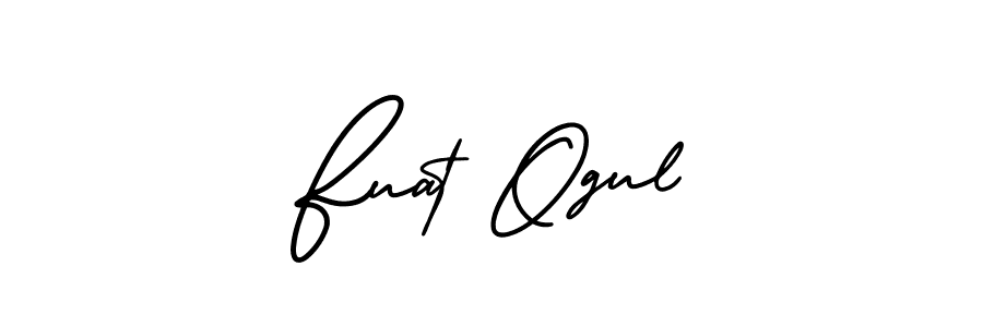 Also You can easily find your signature by using the search form. We will create Fuat Ogul name handwritten signature images for you free of cost using AmerikaSignatureDemo-Regular sign style. Fuat Ogul signature style 3 images and pictures png