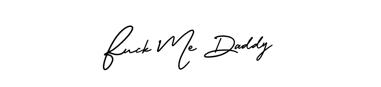 It looks lik you need a new signature style for name Fuck Me Daddy. Design unique handwritten (AmerikaSignatureDemo-Regular) signature with our free signature maker in just a few clicks. Fuck Me Daddy signature style 3 images and pictures png