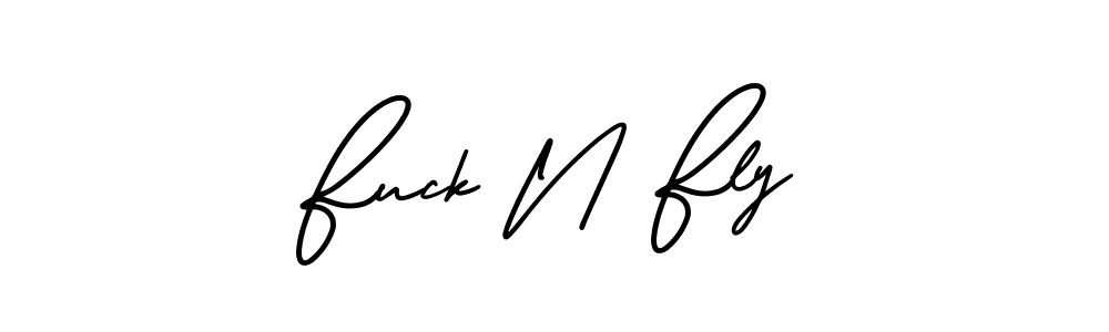 How to make Fuck N Fly signature? AmerikaSignatureDemo-Regular is a professional autograph style. Create handwritten signature for Fuck N Fly name. Fuck N Fly signature style 3 images and pictures png