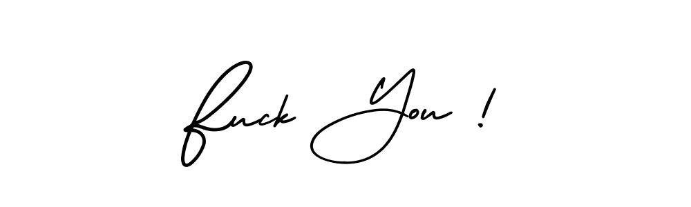 Best and Professional Signature Style for Fuck You !. AmerikaSignatureDemo-Regular Best Signature Style Collection. Fuck You ! signature style 3 images and pictures png