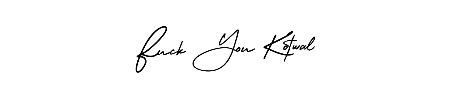 if you are searching for the best signature style for your name Fuck You Kotwal. so please give up your signature search. here we have designed multiple signature styles  using AmerikaSignatureDemo-Regular. Fuck You Kotwal signature style 3 images and pictures png