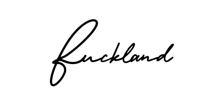 You should practise on your own different ways (AmerikaSignatureDemo-Regular) to write your name (Fuckland) in signature. Don't let someone else do it for you. Fuckland signature style 3 images and pictures png