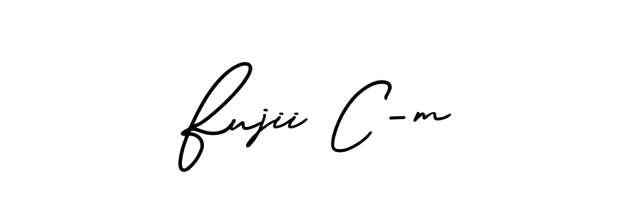 Make a beautiful signature design for name Fujii C-m. Use this online signature maker to create a handwritten signature for free. Fujii C-m signature style 3 images and pictures png