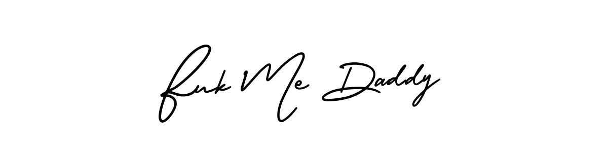 Design your own signature with our free online signature maker. With this signature software, you can create a handwritten (AmerikaSignatureDemo-Regular) signature for name Fuk Me Daddy. Fuk Me Daddy signature style 3 images and pictures png