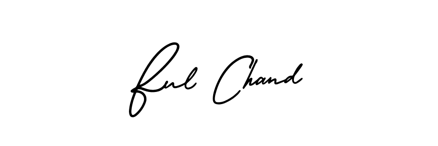 Best and Professional Signature Style for Ful Chand. AmerikaSignatureDemo-Regular Best Signature Style Collection. Ful Chand signature style 3 images and pictures png