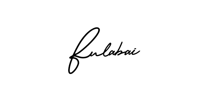 Create a beautiful signature design for name Fulabai. With this signature (AmerikaSignatureDemo-Regular) fonts, you can make a handwritten signature for free. Fulabai signature style 3 images and pictures png