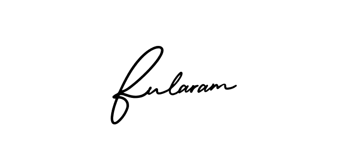 Fularam stylish signature style. Best Handwritten Sign (AmerikaSignatureDemo-Regular) for my name. Handwritten Signature Collection Ideas for my name Fularam. Fularam signature style 3 images and pictures png