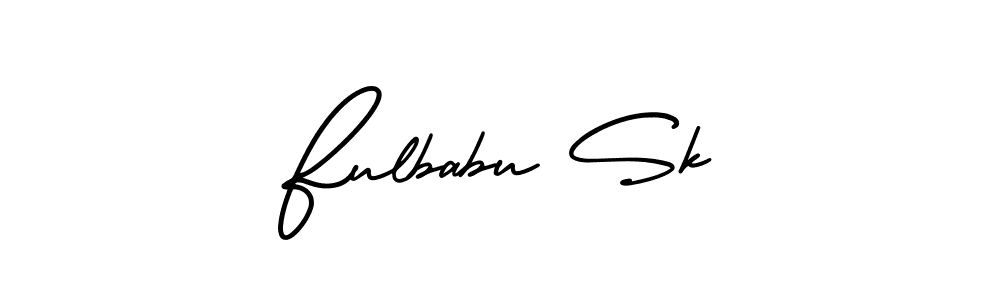 This is the best signature style for the Fulbabu Sk name. Also you like these signature font (AmerikaSignatureDemo-Regular). Mix name signature. Fulbabu Sk signature style 3 images and pictures png