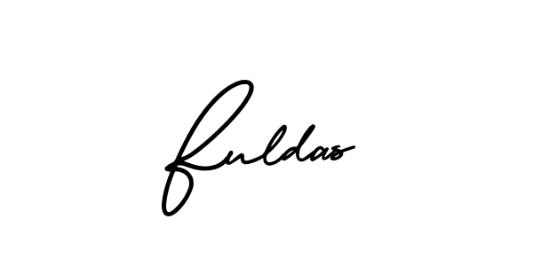 Design your own signature with our free online signature maker. With this signature software, you can create a handwritten (AmerikaSignatureDemo-Regular) signature for name Fuldas. Fuldas signature style 3 images and pictures png