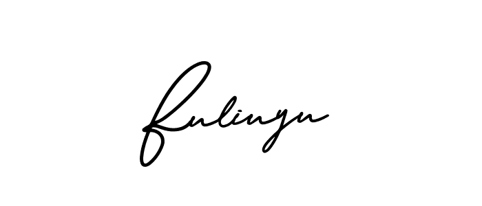 Check out images of Autograph of Fuliuyu name. Actor Fuliuyu Signature Style. AmerikaSignatureDemo-Regular is a professional sign style online. Fuliuyu signature style 3 images and pictures png