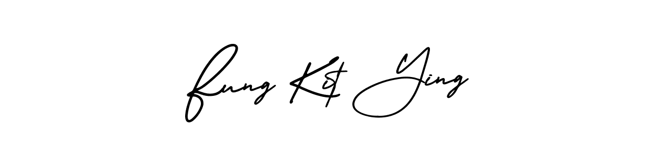 Create a beautiful signature design for name Fung Kit Ying. With this signature (AmerikaSignatureDemo-Regular) fonts, you can make a handwritten signature for free. Fung Kit Ying signature style 3 images and pictures png