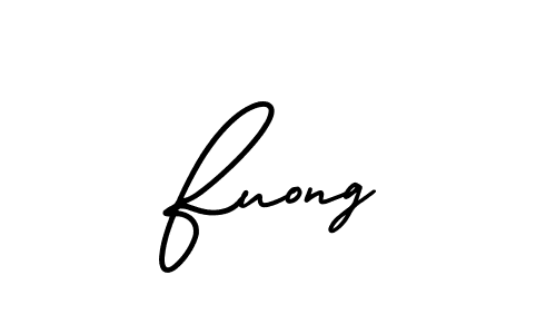 How to make Fuong signature? AmerikaSignatureDemo-Regular is a professional autograph style. Create handwritten signature for Fuong name. Fuong signature style 3 images and pictures png