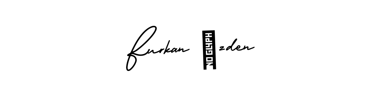 The best way (AmerikaSignatureDemo-Regular) to make a short signature is to pick only two or three words in your name. The name Furkan Özden include a total of six letters. For converting this name. Furkan Özden signature style 3 images and pictures png