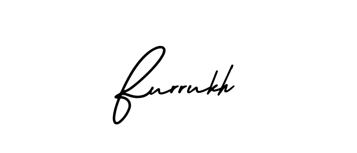 Make a beautiful signature design for name Furrukh. With this signature (AmerikaSignatureDemo-Regular) style, you can create a handwritten signature for free. Furrukh signature style 3 images and pictures png