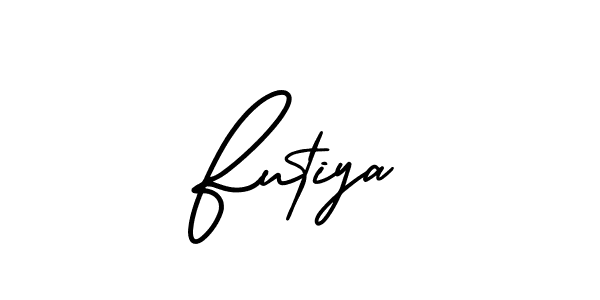 Similarly AmerikaSignatureDemo-Regular is the best handwritten signature design. Signature creator online .You can use it as an online autograph creator for name Futiya. Futiya signature style 3 images and pictures png