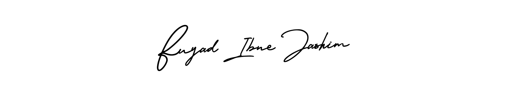 Make a beautiful signature design for name Fuyad Ibne Jashim. With this signature (AmerikaSignatureDemo-Regular) style, you can create a handwritten signature for free. Fuyad Ibne Jashim signature style 3 images and pictures png