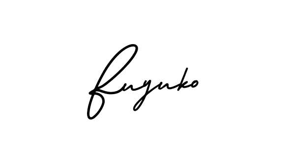 Best and Professional Signature Style for Fuyuko. AmerikaSignatureDemo-Regular Best Signature Style Collection. Fuyuko signature style 3 images and pictures png