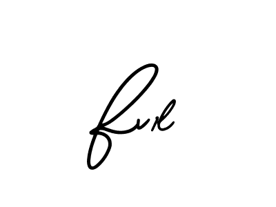 The best way (AmerikaSignatureDemo-Regular) to make a short signature is to pick only two or three words in your name. The name Fv1l include a total of six letters. For converting this name. Fv1l signature style 3 images and pictures png