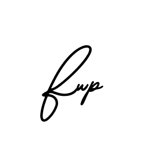 You should practise on your own different ways (AmerikaSignatureDemo-Regular) to write your name (Fwp) in signature. don't let someone else do it for you. Fwp signature style 3 images and pictures png
