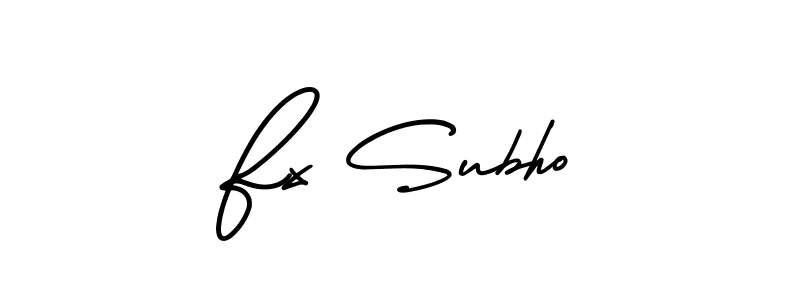 Make a beautiful signature design for name Fx Subho. Use this online signature maker to create a handwritten signature for free. Fx Subho signature style 3 images and pictures png