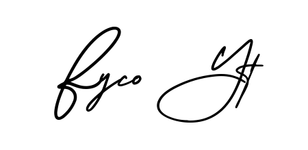 Make a beautiful signature design for name Fyco Yt. Use this online signature maker to create a handwritten signature for free. Fyco Yt signature style 3 images and pictures png