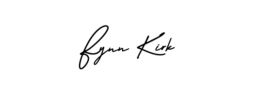 The best way (AmerikaSignatureDemo-Regular) to make a short signature is to pick only two or three words in your name. The name Fynn Kirk include a total of six letters. For converting this name. Fynn Kirk signature style 3 images and pictures png