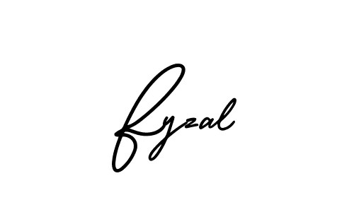 It looks lik you need a new signature style for name Fyzal. Design unique handwritten (AmerikaSignatureDemo-Regular) signature with our free signature maker in just a few clicks. Fyzal signature style 3 images and pictures png