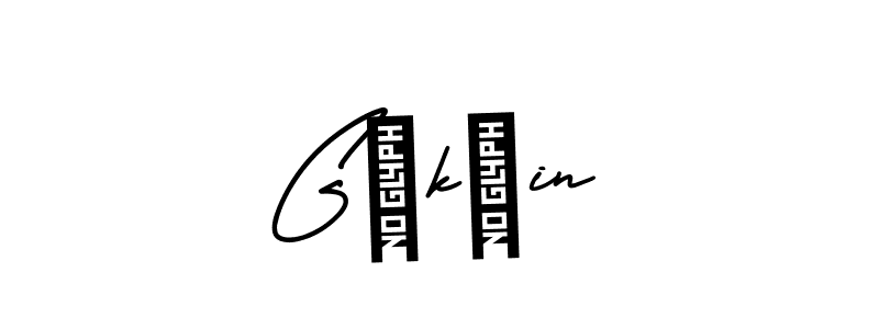 How to Draw Gökşin signature style? AmerikaSignatureDemo-Regular is a latest design signature styles for name Gökşin. Gökşin signature style 3 images and pictures png