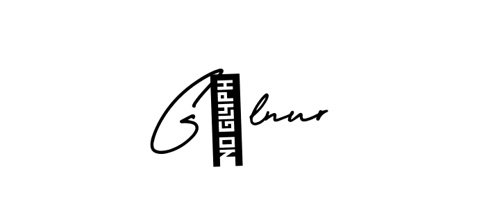 Gülnur stylish signature style. Best Handwritten Sign (AmerikaSignatureDemo-Regular) for my name. Handwritten Signature Collection Ideas for my name Gülnur. Gülnur signature style 3 images and pictures png