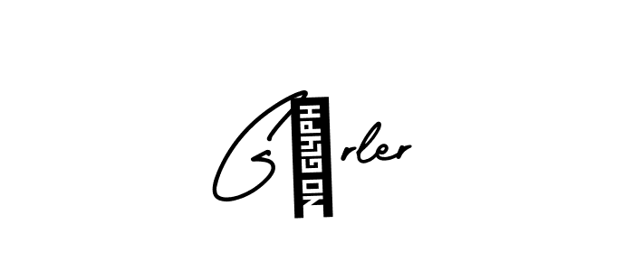 Gürler stylish signature style. Best Handwritten Sign (AmerikaSignatureDemo-Regular) for my name. Handwritten Signature Collection Ideas for my name Gürler. Gürler signature style 3 images and pictures png