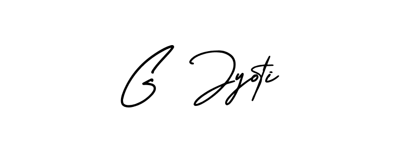 Create a beautiful signature design for name G  Jyoti. With this signature (AmerikaSignatureDemo-Regular) fonts, you can make a handwritten signature for free. G  Jyoti signature style 3 images and pictures png