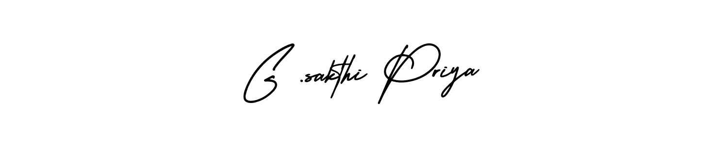 Create a beautiful signature design for name G .sakthi Priya. With this signature (AmerikaSignatureDemo-Regular) fonts, you can make a handwritten signature for free. G .sakthi Priya signature style 3 images and pictures png