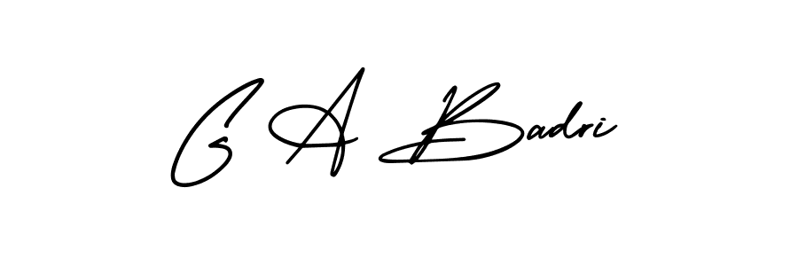 Once you've used our free online signature maker to create your best signature AmerikaSignatureDemo-Regular style, it's time to enjoy all of the benefits that G A Badri name signing documents. G A Badri signature style 3 images and pictures png