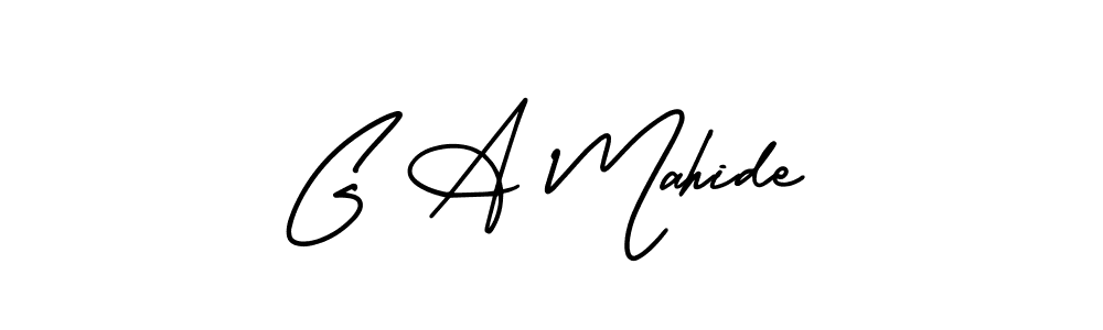 How to Draw G A Mahide signature style? AmerikaSignatureDemo-Regular is a latest design signature styles for name G A Mahide. G A Mahide signature style 3 images and pictures png