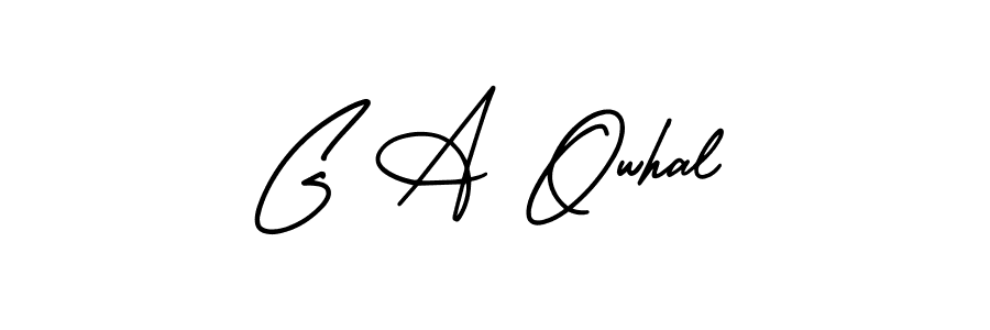 Here are the top 10 professional signature styles for the name G A Owhal. These are the best autograph styles you can use for your name. G A Owhal signature style 3 images and pictures png