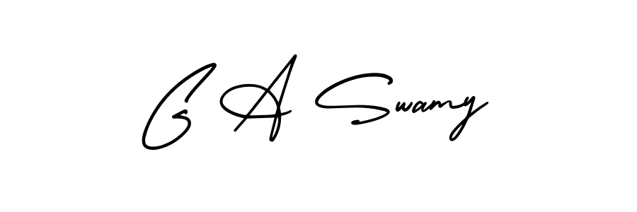 Make a short G A Swamy signature style. Manage your documents anywhere anytime using AmerikaSignatureDemo-Regular. Create and add eSignatures, submit forms, share and send files easily. G A Swamy signature style 3 images and pictures png