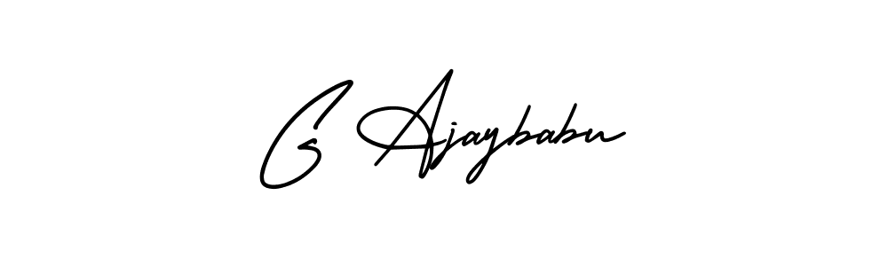 How to make G Ajaybabu signature? AmerikaSignatureDemo-Regular is a professional autograph style. Create handwritten signature for G Ajaybabu name. G Ajaybabu signature style 3 images and pictures png