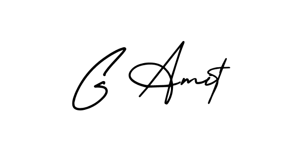 Create a beautiful signature design for name G Amit. With this signature (AmerikaSignatureDemo-Regular) fonts, you can make a handwritten signature for free. G Amit signature style 3 images and pictures png