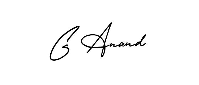 It looks lik you need a new signature style for name G Anand. Design unique handwritten (AmerikaSignatureDemo-Regular) signature with our free signature maker in just a few clicks. G Anand signature style 3 images and pictures png