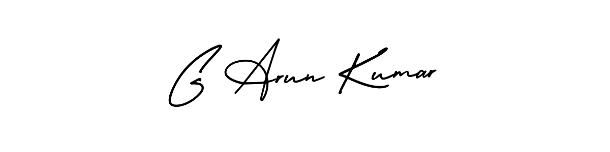This is the best signature style for the G Arun Kumar name. Also you like these signature font (AmerikaSignatureDemo-Regular). Mix name signature. G Arun Kumar signature style 3 images and pictures png