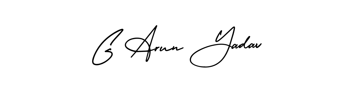 How to make G Arun Yadav signature? AmerikaSignatureDemo-Regular is a professional autograph style. Create handwritten signature for G Arun Yadav name. G Arun Yadav signature style 3 images and pictures png