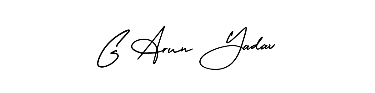 How to make G Arun Yadav signature? AmerikaSignatureDemo-Regular is a professional autograph style. Create handwritten signature for G Arun Yadav name. G Arun Yadav signature style 3 images and pictures png