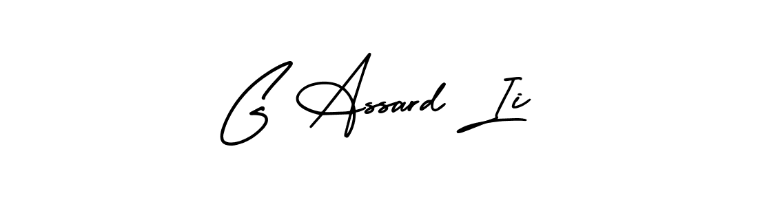 It looks lik you need a new signature style for name G Assard Ii. Design unique handwritten (AmerikaSignatureDemo-Regular) signature with our free signature maker in just a few clicks. G Assard Ii signature style 3 images and pictures png