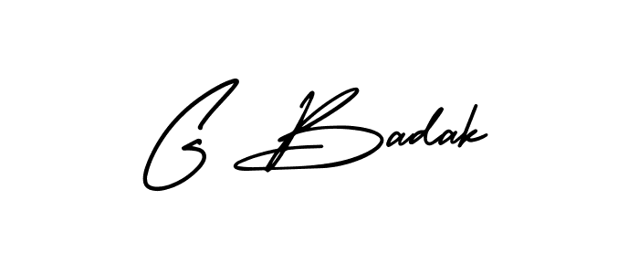 This is the best signature style for the G Badak name. Also you like these signature font (AmerikaSignatureDemo-Regular). Mix name signature. G Badak signature style 3 images and pictures png