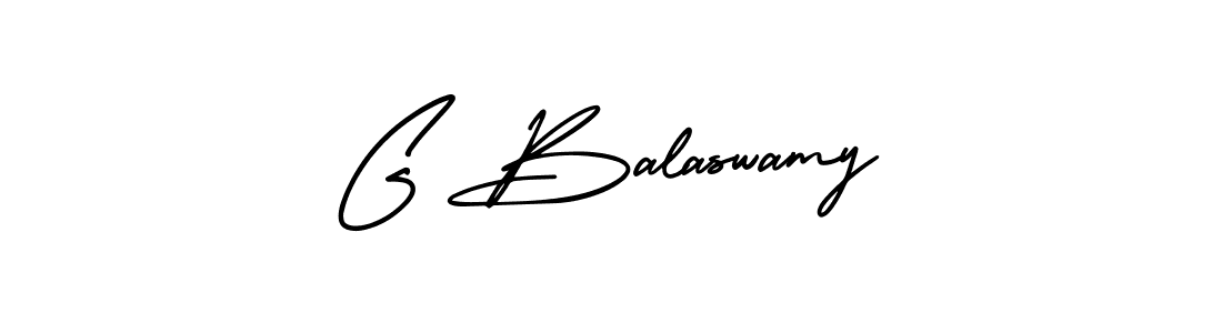 G Balaswamy stylish signature style. Best Handwritten Sign (AmerikaSignatureDemo-Regular) for my name. Handwritten Signature Collection Ideas for my name G Balaswamy. G Balaswamy signature style 3 images and pictures png